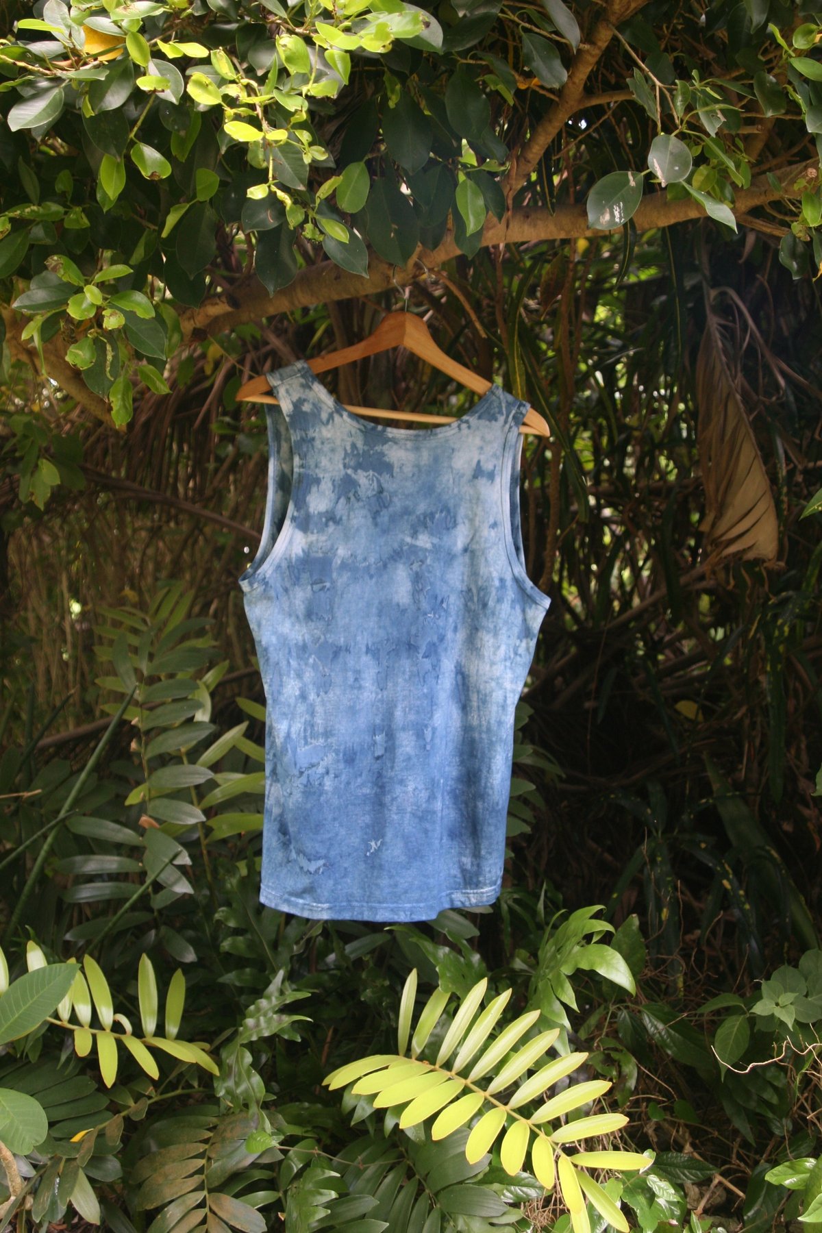 藍メンズタンクトップ L | 石垣島 oogomadara webshop