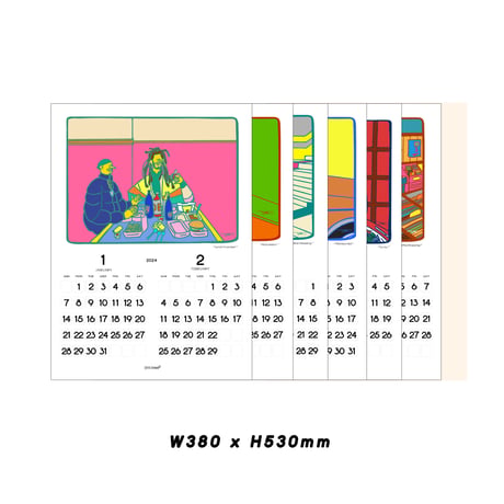 FLEX CALENDAR 2024 -フレックス カレンダー-