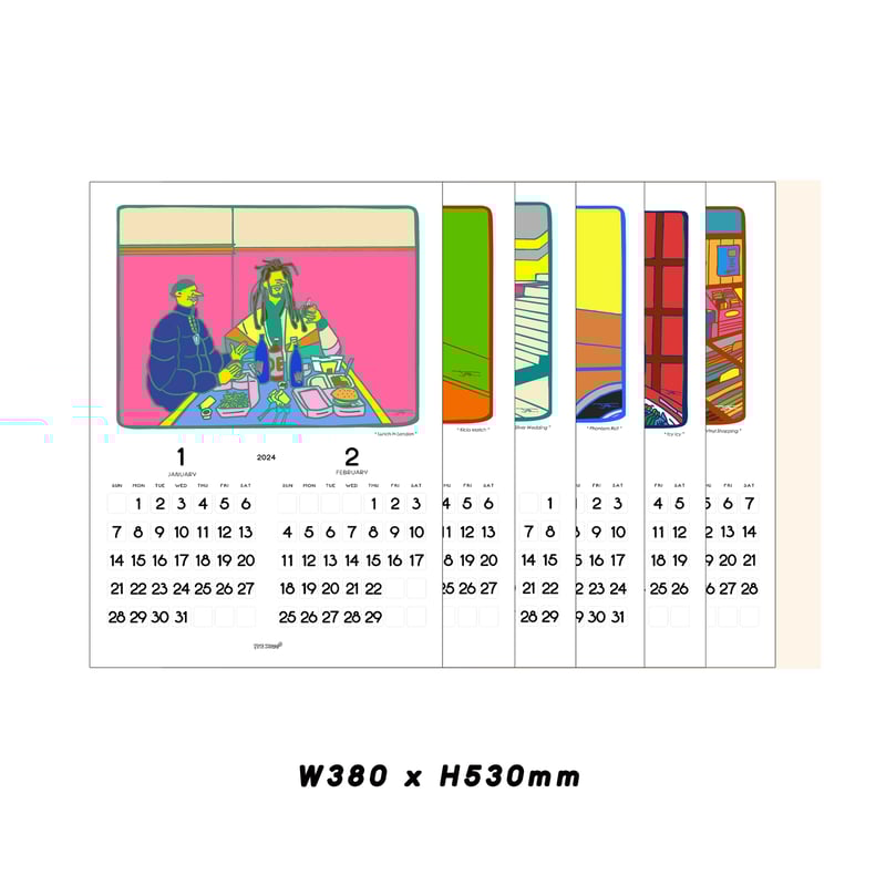 FLEX CALENDAR 2024 -フレックス カレンダー- | YARDO