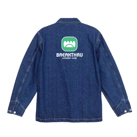 [ YARDO ㍎ ]   BREAKTHRU LEISURE CLUB DENIM JACKET　-ブレイクスルーレジャークラブ-