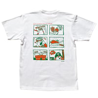 BIG HOMER TEE -WHITE-