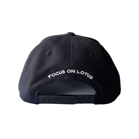 [ YARDO ㍎ ] LOTUS "PROTO" logo CAP   -蓮プロトロゴ-　(black)