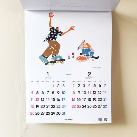 FLEX CALENDAR 2026 　(残り:4/100）
