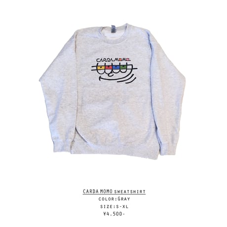 ［ももんが］ CARDA MOMO sweatshirt  カルダ モモ スウェットシャツ