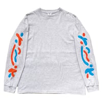 "BOUNCE" L/S T-SHIRT (ASH GRAY)