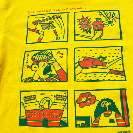 BIG HOMER TEE -YELLOW-