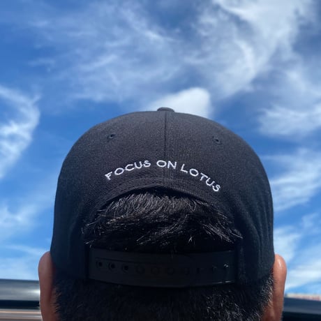 [ YARDO ㍎ ] LOTUS "PROTO" logo CAP   -蓮プロトロゴ-　(black)