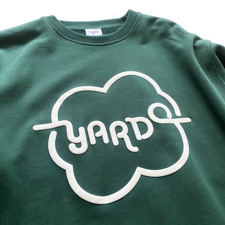 [ YARDO ㍎ ] Brain Logo Crewneck -Green-
