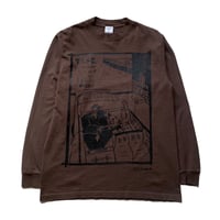 BIG WHEEL long sleeve Tee  -BROWN-