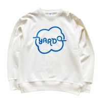 [ YARDO ㍎ ] Brain Logo Crewneck -White-