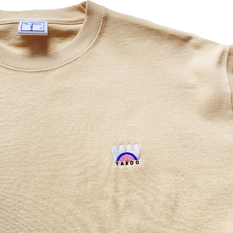 [ YARDO ㍎ ]  蓮一輪咲 T-SHIRT ( Lotus T-shirt)  - IVORY-
