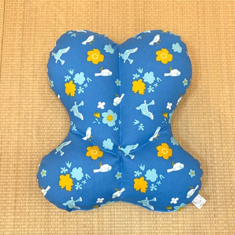 ざぶざぶ背当て（小鳥と花）