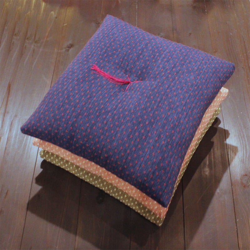 小座布団（絣刺子） | プラッツ ネットストア