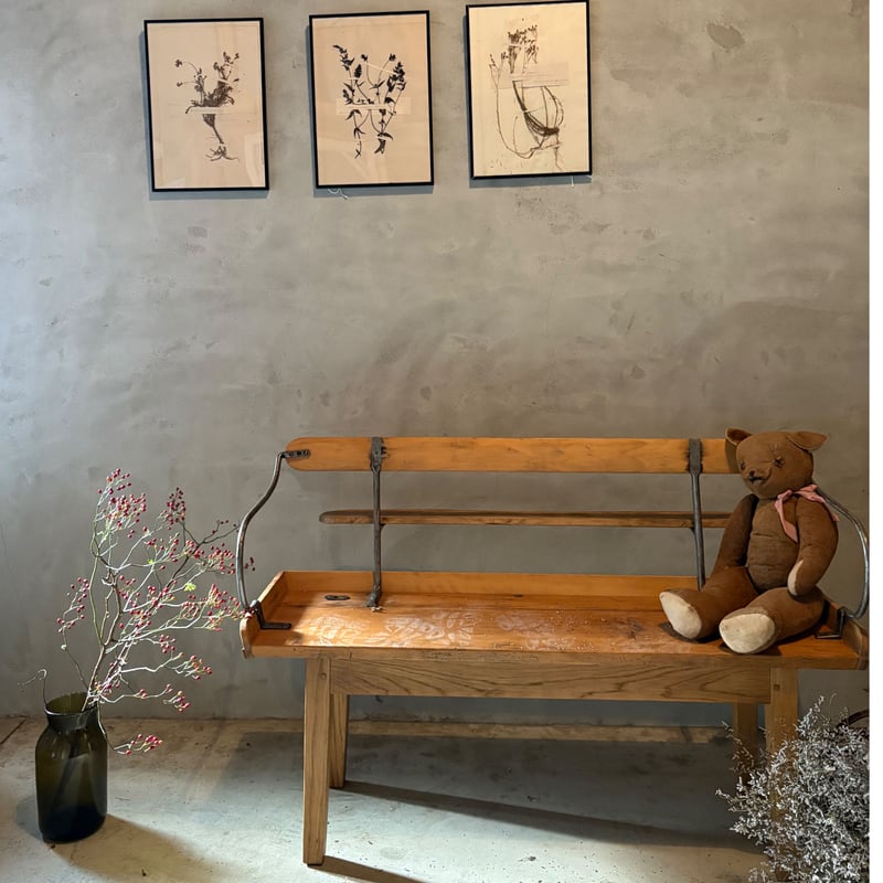馬車の御者席だったベンチ | BOLT antique &brocante＋design