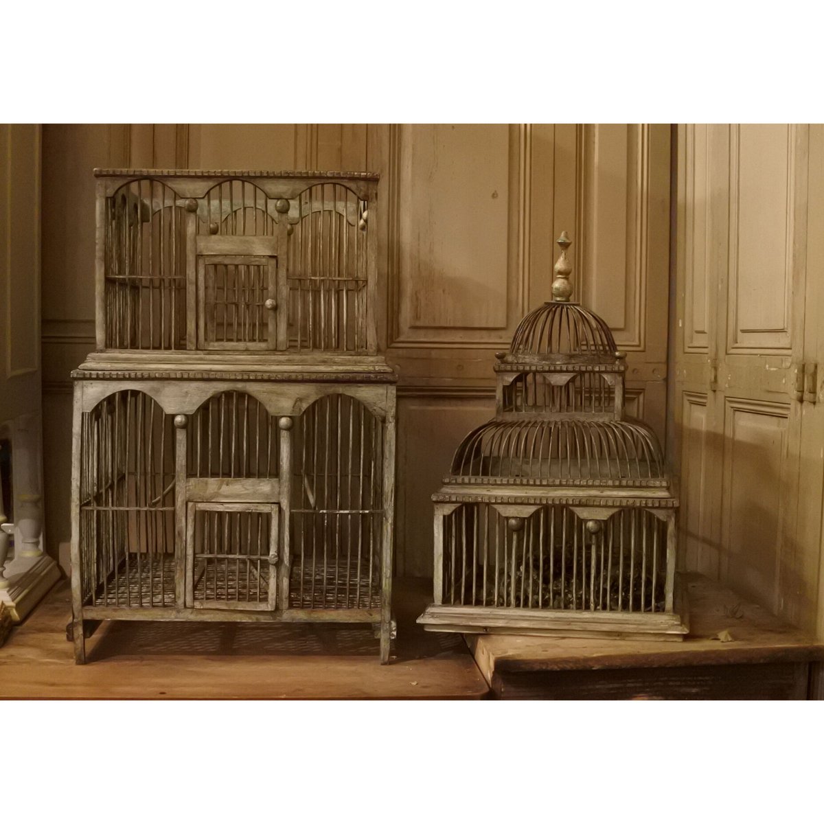 フランスアンティーク・大きな鳥籠 | BOLT antique &brocante＋design