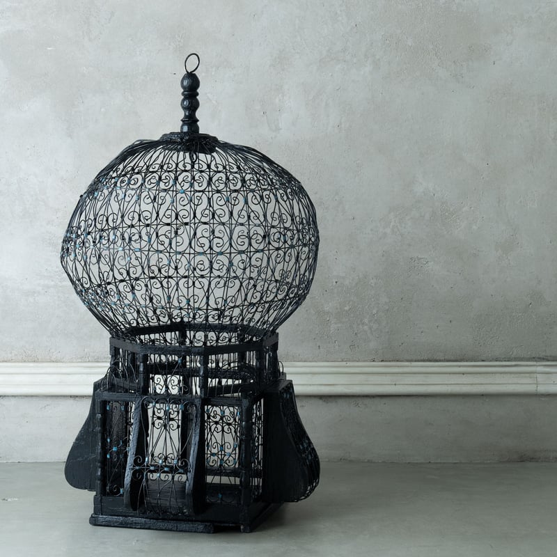 フランスアンティーク黒い鳥籠 | BOLT antique &brocante+design フランスアンティーク黒い鳥籠 | BOLT antique &brocante+design