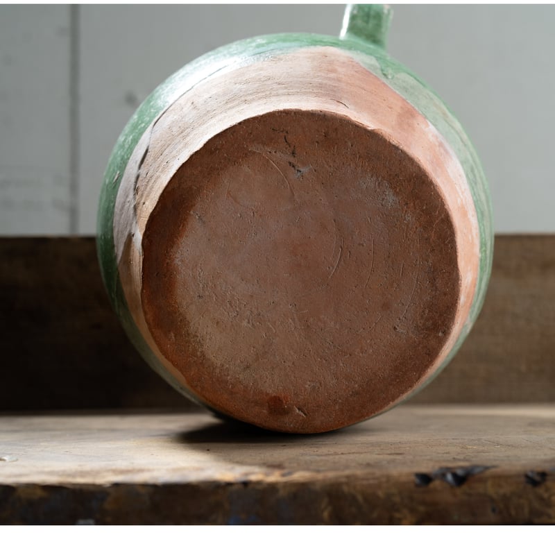 緑釉のコンフィポット・ゴッホのひまわり | BOLT antique &brocante＋de