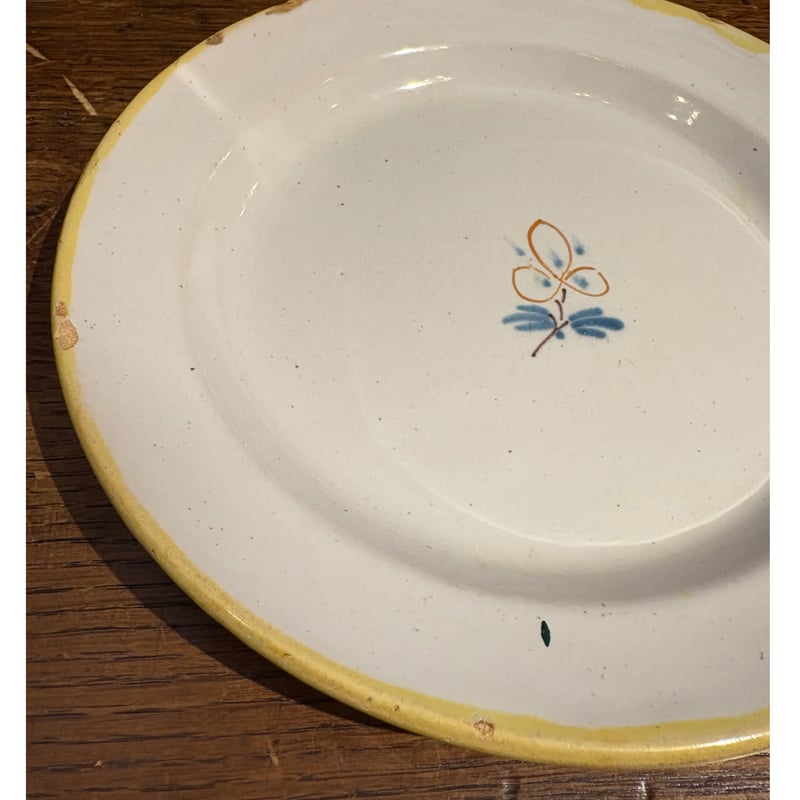 今週末までのお値下げ　アンティーク　ムスティエ　両手付きカップ アンティーク ムスティエ 両手付きカップ 18〜19世紀、ムスティエ