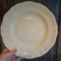 Digoin &Sarreguemines・花リムプレートΦ25cm