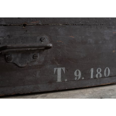 19世紀・ハーブ薬局の保存と運搬用の木箱・No28