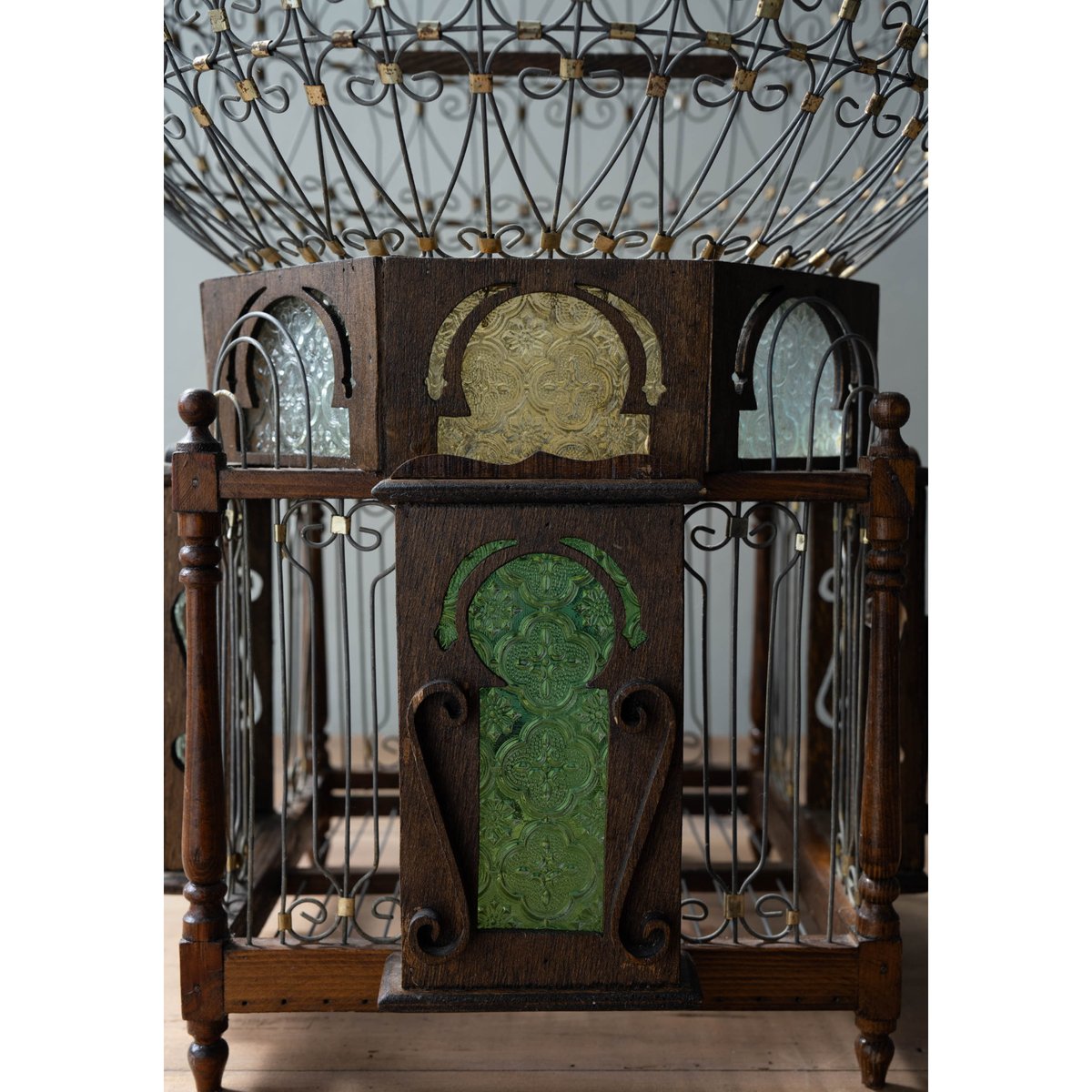 フレンチモロッカン・ガラスの窓の鳥籠 | BOLT antique &brocante＋design