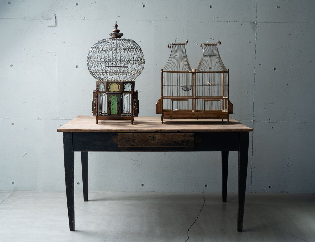 フレンチモロッカン・ガラスの窓の鳥籠 | BOLT antique &brocante＋design
