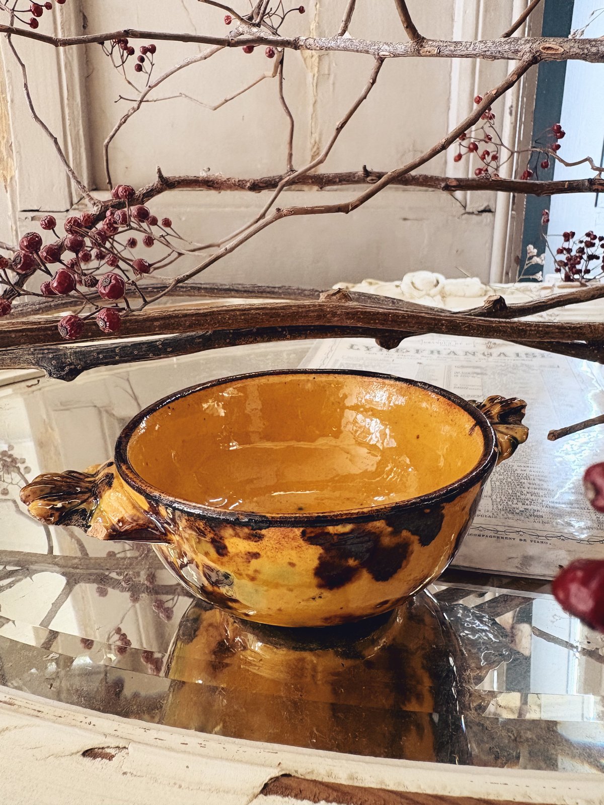 19世紀フランス・民藝・耳付きボル | BOLT antique &brocante＋design