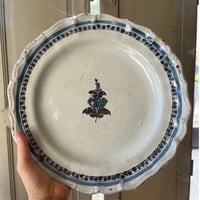 Cul Noir大皿・18世紀Φ30cm