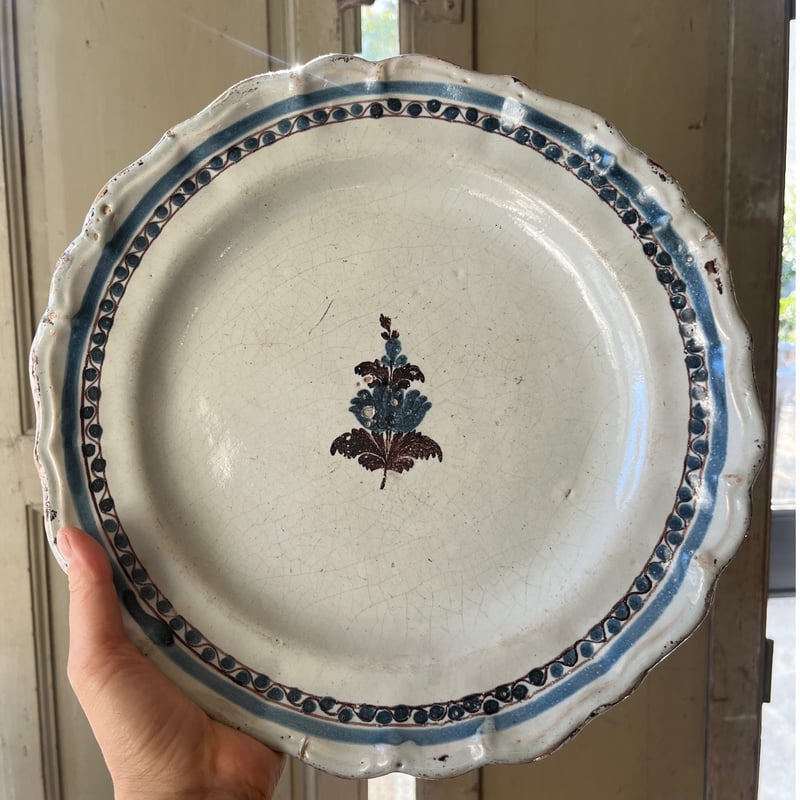 Cul Noir大皿・18世紀Φ30cm | BOLT antique &brocante＋d