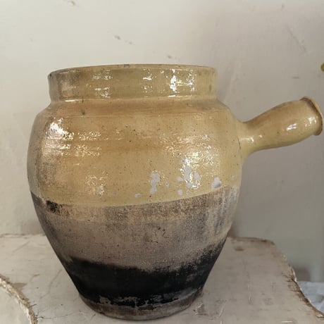 南仏陶器・19世紀片手ポット