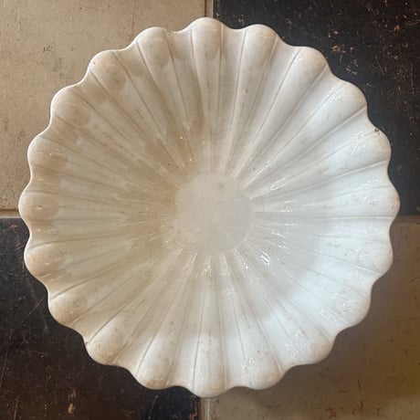 グリニー窯（GRIGNY）輪花サラディエΦ 31cm / Terre de Feu
