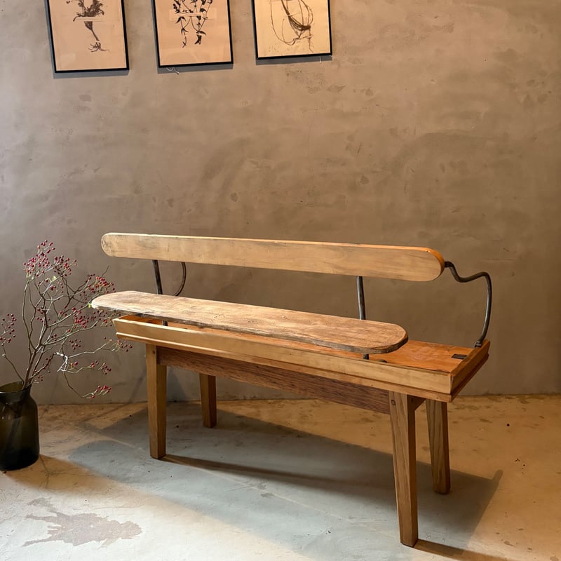 馬車の御者席だったベンチ | BOLT antique &brocante＋design