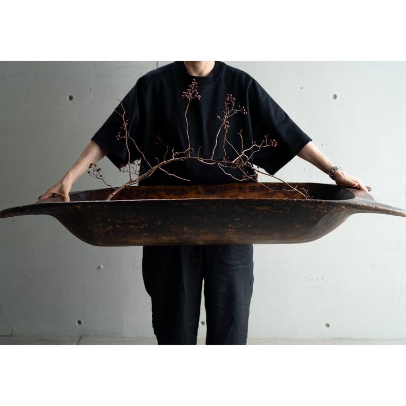 とても大きなDough bowl・木製のパンこね鉢 | BOLT antique &broca