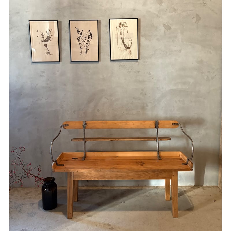 馬車の御者席だったベンチ | BOLT antique &brocante＋design
