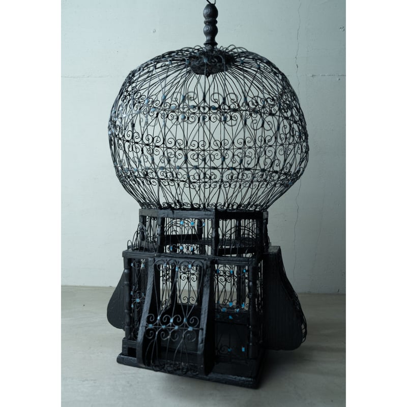 フランスアンティーク黒い鳥籠 | BOLT antique &brocante＋design