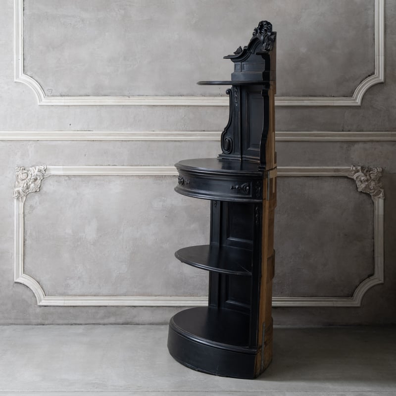 フランスアンティークナポレオン3世様式シェルフ/キャビネット飾り棚