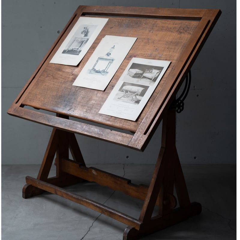 フランスアンティーク製図台・建築家のテーブル | BOLT antique