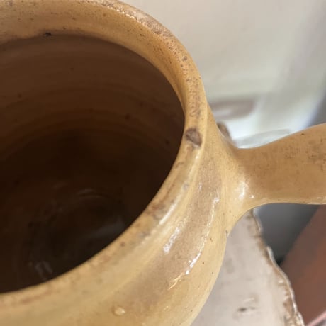南仏陶器・19世紀片手ポット