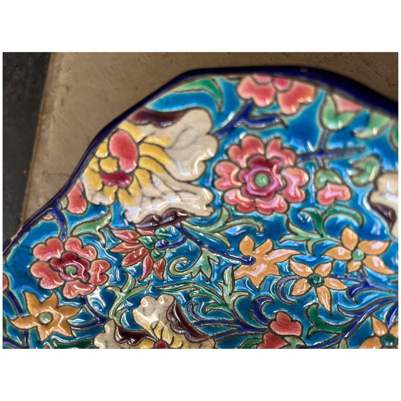 Emaux de Longwy オーバル深皿 | BOLT antique &brocante