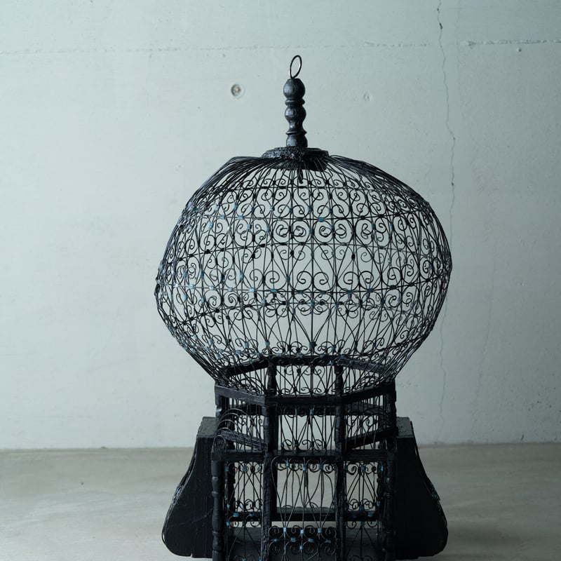 フランスアンティーク黒い鳥籠 | BOLT antique &brocante＋design