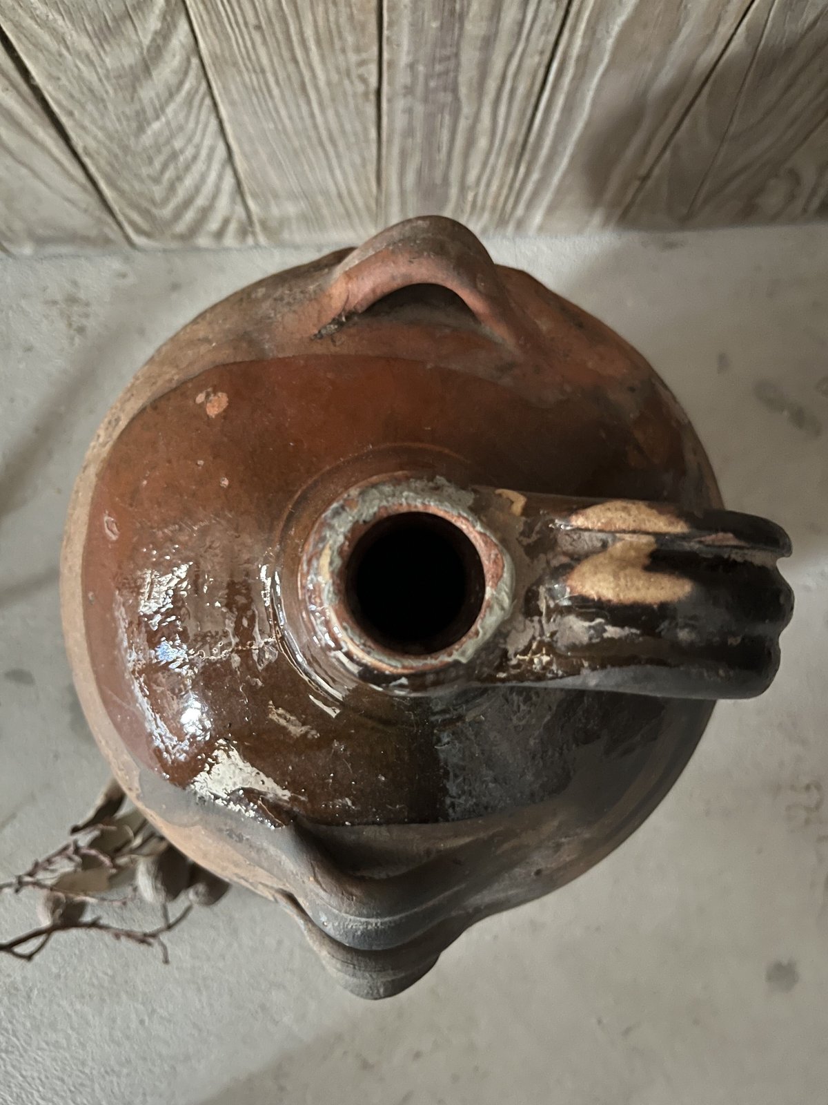 南仏窯の保存用壺・19世紀初頭France/H34cm | BOLT antique &bro