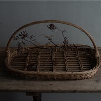 フランスアンティークboulangerieのパニエ