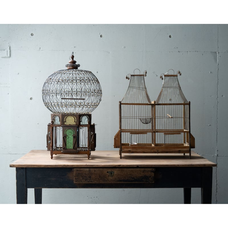 フレンチモロッカン・ガラスの窓の鳥籠 | BOLT antique &brocante＋design