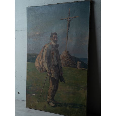 旅する羊飼い・1903年・H.Wirth画・H88cm