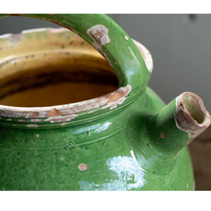 古水瓶濃い緑 古水瓶濃い緑 機械栓瓶-720ml 緑