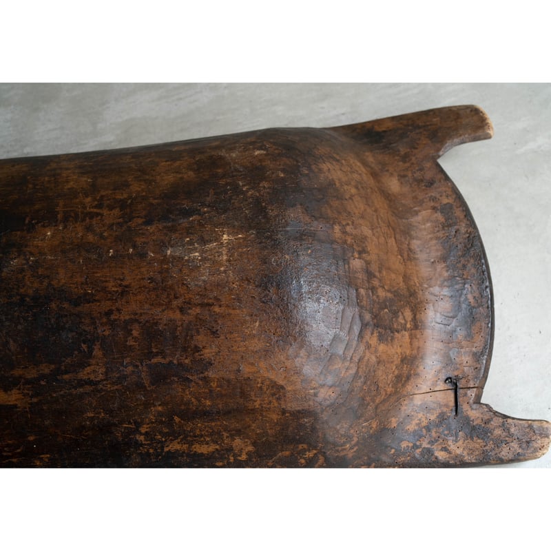 超巨大こね鉢 91㎝くり抜き木鉢 イベントや展示などにも たの