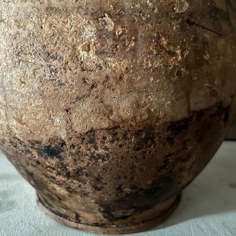 南仏窯の保存用壺・19世紀初頭France/H34cm