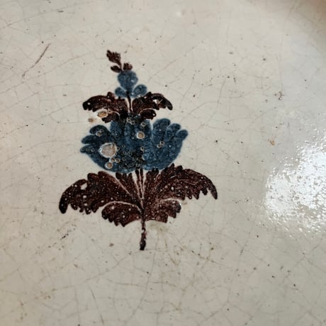 Cul Noir大皿・18世紀Φ30cm