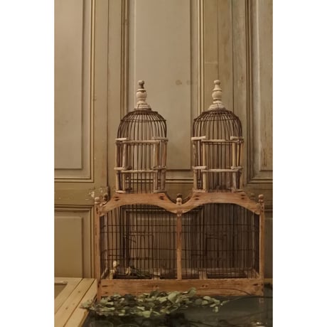 2つの塔を持つ鳥籠・france antique