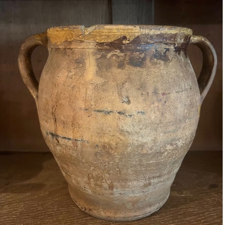南仏陶器の両手壺・19世紀初頭